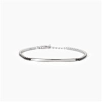 Bracciale Mabina Uomo Gentleman in Argento Zircone 533817 - 533817